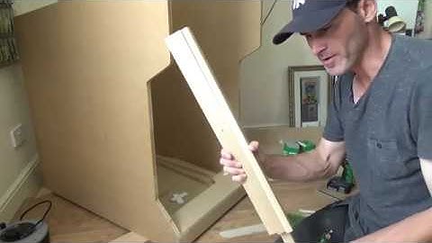 Gauntlet Arcade Cabinet Scratch build. Part 3 Cabinet Back Panels