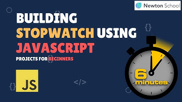 Building StopWatch Using JavaScript | Project For Beginners | With Source Code