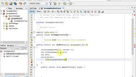 how to  find the index of an array element in java