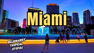 Exploring DOWNTOWN MIAMI \& BRICKELL |Tropical BILLIONAIRES’ Playground \& LUXURY Living!