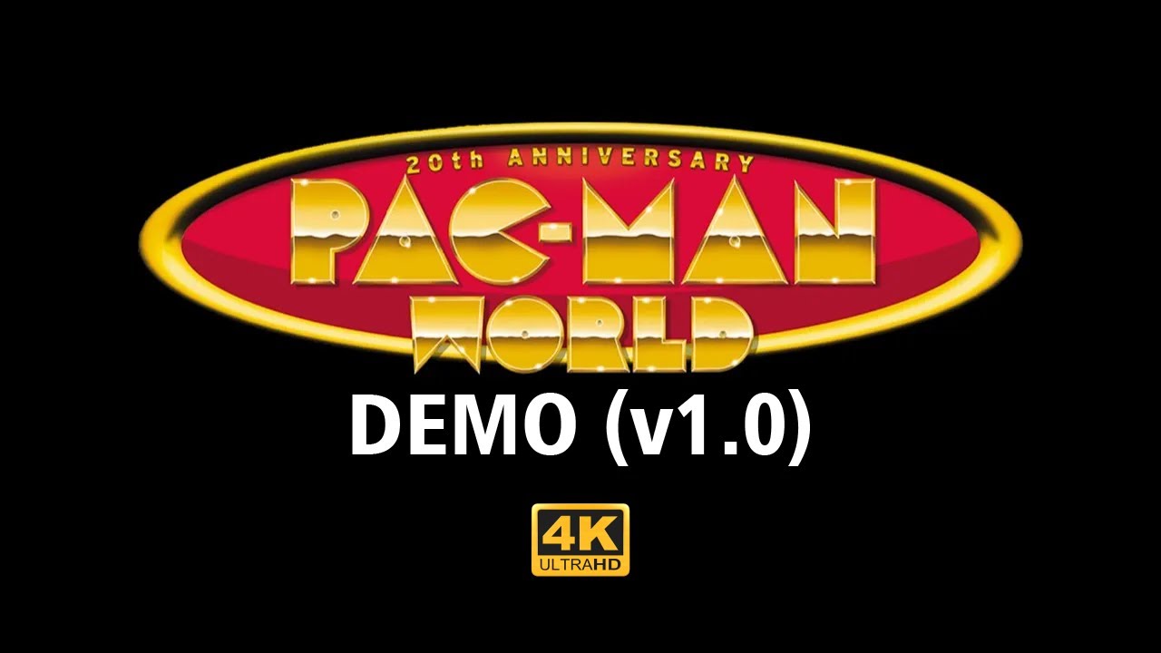 Pac-Man World Demo (v1.0) (1999) Playthrough - PS1/DuckStation 4K