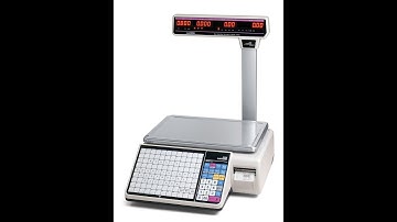 How change the label format for A01 price computing scale with printer