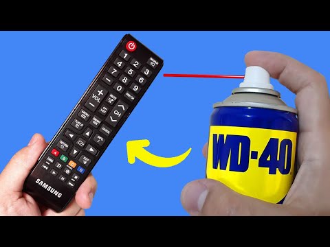 Take a Common WD 40 and Fix All Remote Controls in Your Home! How to Repair TV Remote Control Easy!