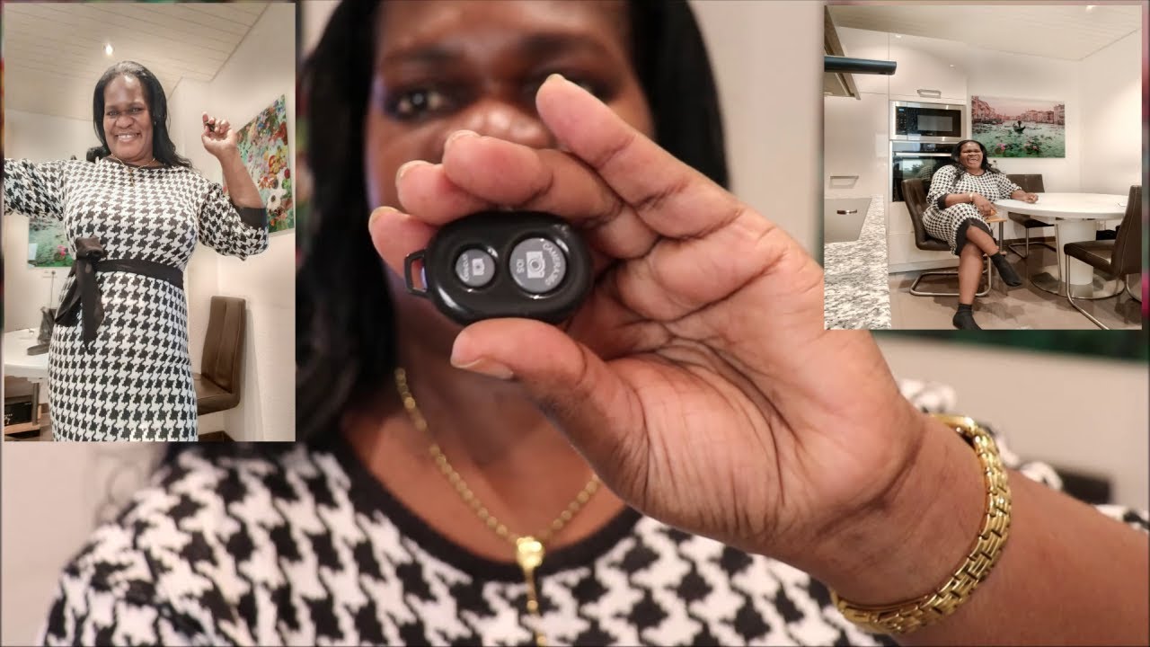 Распаковка Bluetooth-пульта дистанционного управления затвором мобильного телефона с Amazon