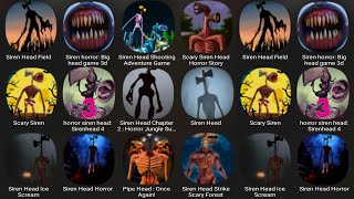 Siren Head Field,Siren Horror Big Head Game 3D,Siren Head Shooting Adventure Game,Scary Siren Head