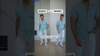 BAGGY VS SKINNY PANTS: which ones should you wear? Alex Costa #Shorts screenshot 1