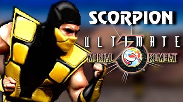 Ultimate Mortal Kombat 3 • Scorpion Gameplay【Arcade - 1995】4K 60ᶠᵖˢ ✓