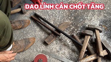 Rèn dao tông tính cán liền chốt tăng cho anh khách TP HỒ CHÍ MINH!dao rèn từ thép chốt tăng quá đỉnh