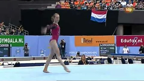 Lauren Mitchell World Gymnastics 2010 EF - Floor