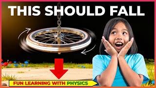 The Physics Behind This SPINNING WHEEL That Refuses to Fall | #viral #youtubesearch #youtube #stem