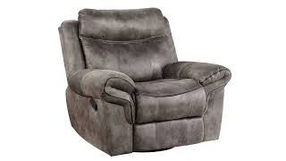 Nashville Reclining Sofa Set Gray | Home Furniture Plus Bedding