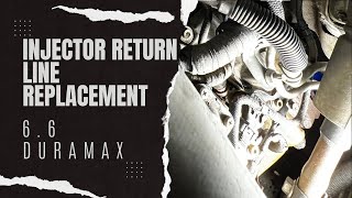 How to Fix: Duramax Injector Return Line Replacement (Links to parts in description ⬇️)