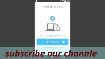 how do setup firefox sync