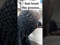 Just trust the process...🥰🥰🥰 Process of styling  dreadlocks hairstyles #locstyles #dreadlocks