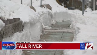 Some Fall River Residents Still Stranded Due To Mive Drifts