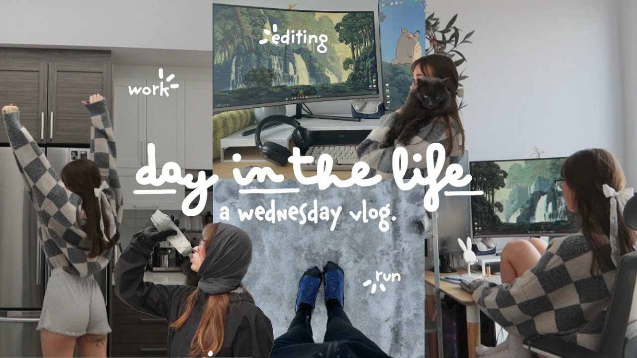 day in the life! 🖥️🍏 a productive vlog - YouTube