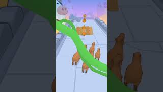 Capybara Rush Gameplay iOS,Android Mobile  #shorts