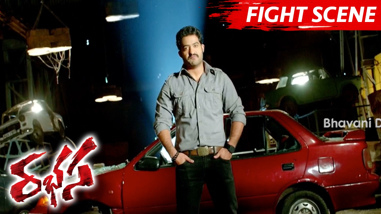 Rabhasa Movie Scenes || Jr NTR Powerful Intro - Action Scene - Raghu Babu Comedy