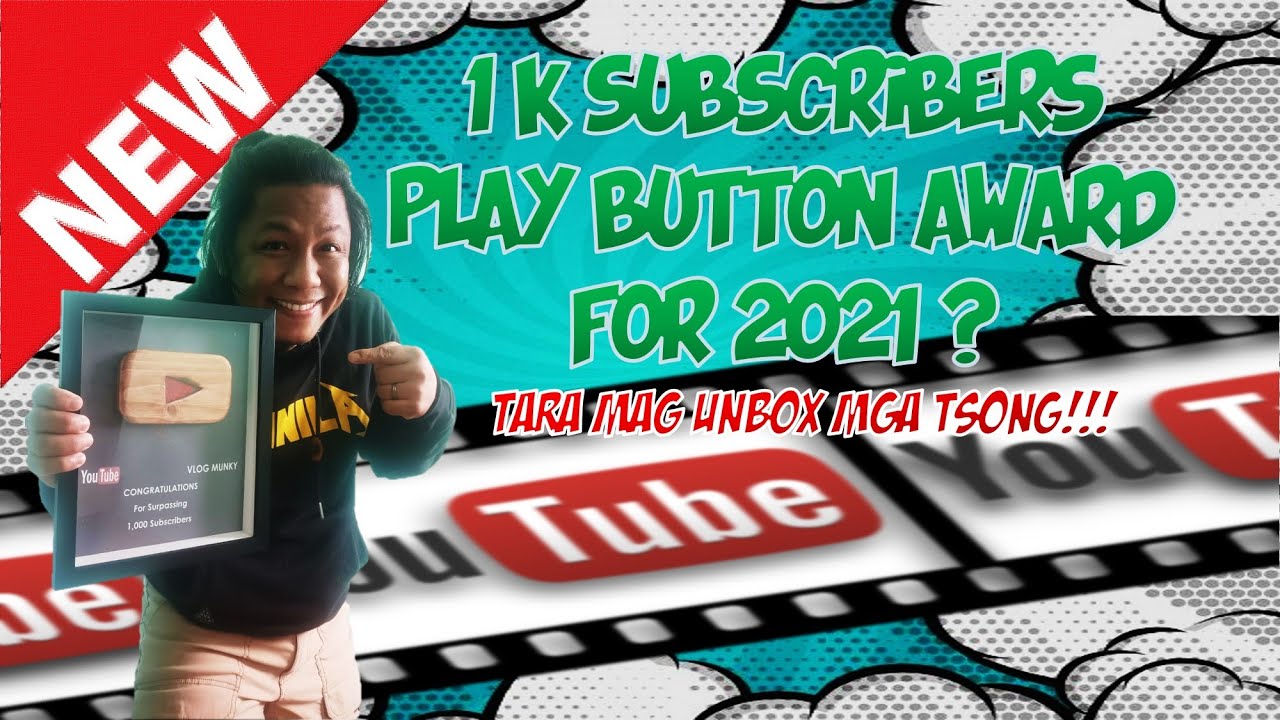 New You Tube Play Button for 1K Subscribers 2021 Unboxing - YouTube