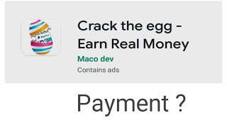 Crack The Egg - Earn Real Money Payment ? screenshot 1