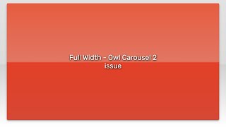 Full Width - Owl Carousel 2 issue