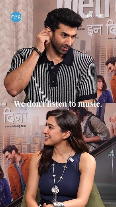 Who's your kalesh partner? #saraalikhan #adityaroykapoor #adityaroykapur #metroindino #bollywoodnews