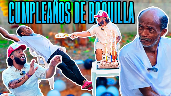 I threw a birthday party for Boquilla's deceased father and he almost hit me in the middle of the...
