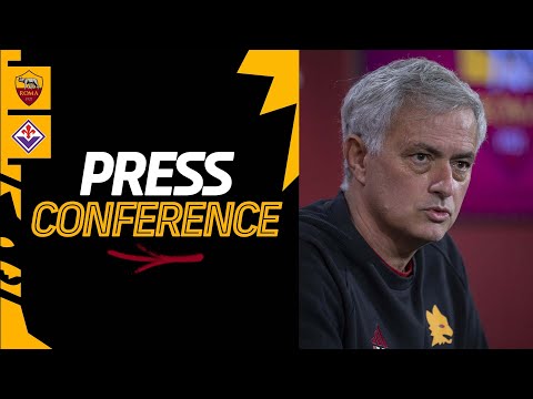 🟨 LIVE 🟥 La conferenza stampa di José Mourinho alla vigilia di Roma-Fiorentina