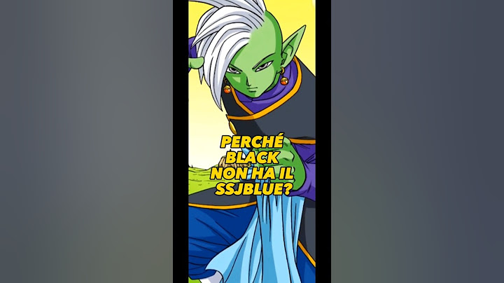 PERCHÉ BLACK GOKU NON HA IL SSJBLUE#dragonball #zamasu #dragonballdaima