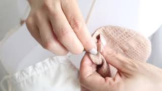 華布 わき汗パッドの使い方