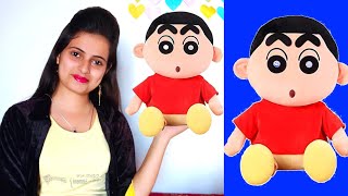 Soft Toy Making...... How to Make Shin-Chan Soft Toy at home in easy way in hindi screenshot 5