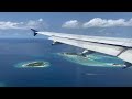 Landing in male Airport Maldives ,  Velana International Airport