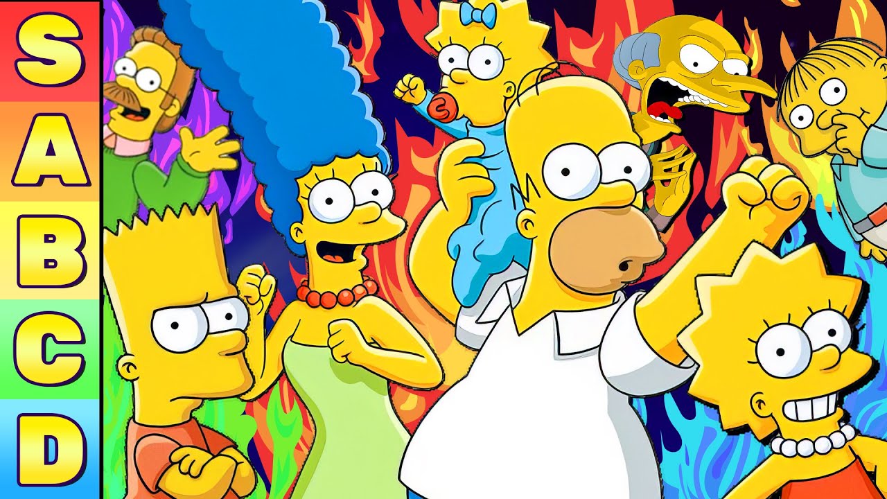 Every Simpsons Character: Worst to Best (TIER LIST!)
