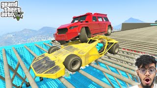 Cars Vs Cars Vs Bike 99.9797% People Cry With Their Mother After This Challenge in GTA 5!