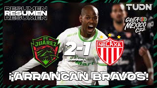 Highlights and goals | FC Juárez 2-1 Necaxa | Grita México BBVA C22 - J1 | TUDN