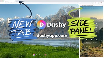 Dashy New Tab Homepage Dashboard Extension