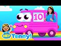 🔟 Ten Little Buses | Dance Along | Nursery Rhymes | Kids Songs | Hey Tenny!