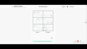 Linkedin Mini Sudoku 107 Today