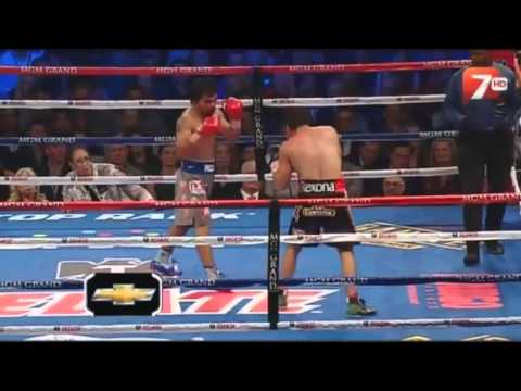 Pacquiao vs Marquez 4, Round 6 completo Knockout fulminante