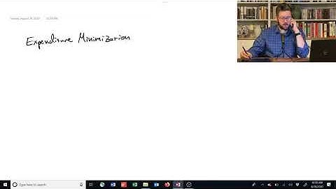 2.2.11 Expenditure Minimization - Intermediate Microeconomics