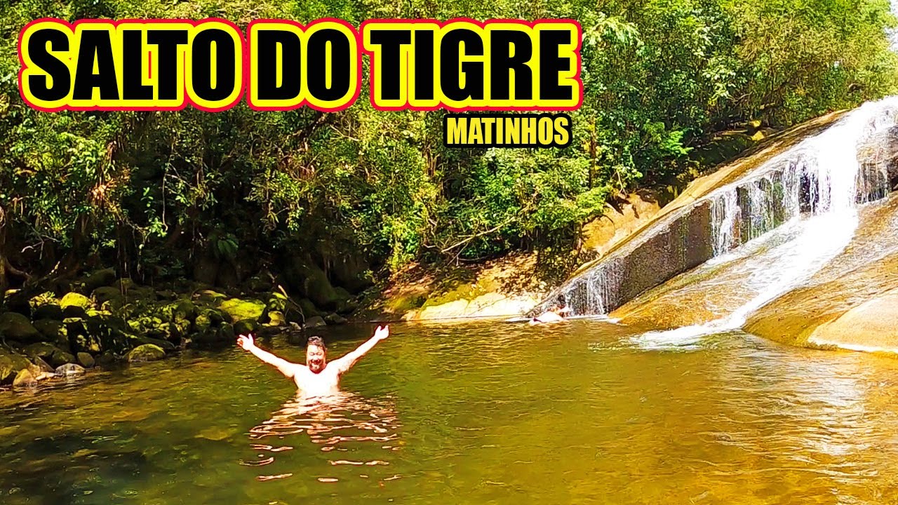 CACHOEIRA LINDA (E GRÁTIS) EM MATINHOS - SALTO DO TIGRE! CONHEÇA ESTA CACHU! 