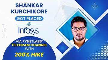 "I got a 200% Salary Hike from Infosys" - Shankar | PyNet Labs