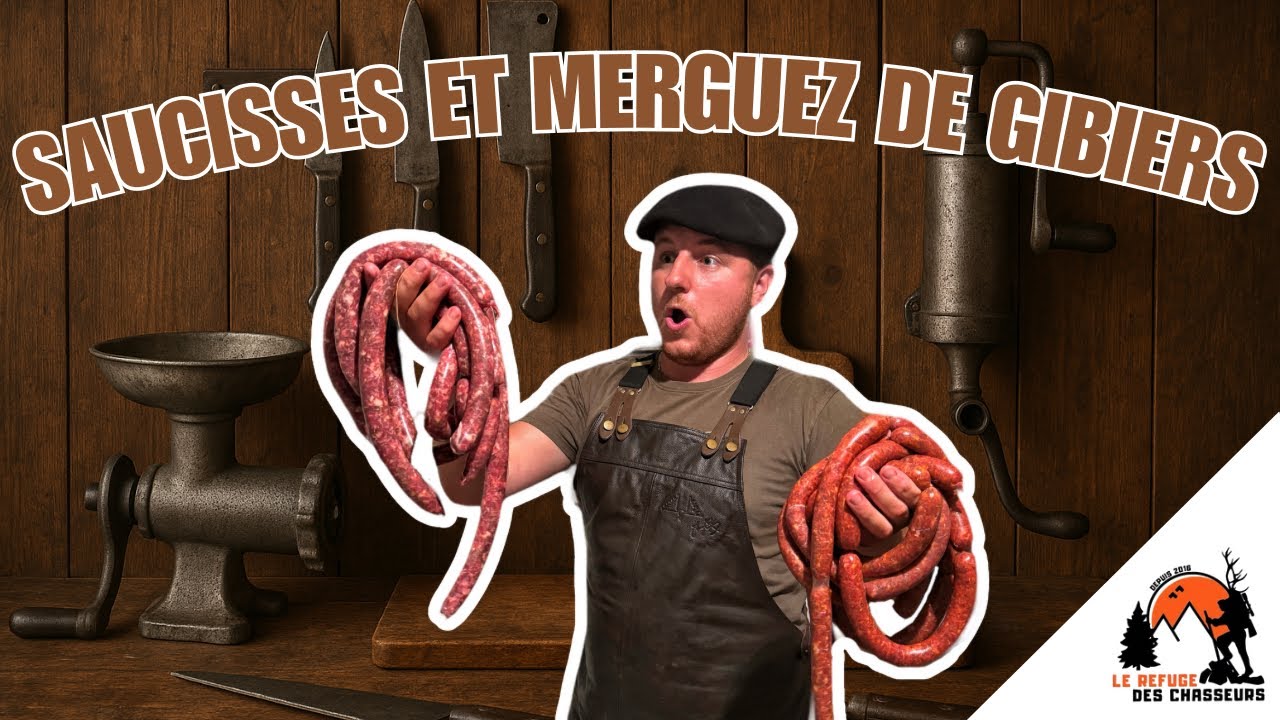 RECETTE: SAUCISSES ET MERGUEZ DE GIBIERS