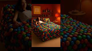 Asmr M&Ms Bed Oddly Satisfying