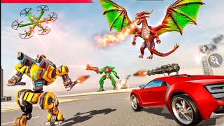 Drone Robot Car Transforming Game - Car Robot Game Android Gameplay ! Robot Wala Game! Car Wala Game screenshot 4
