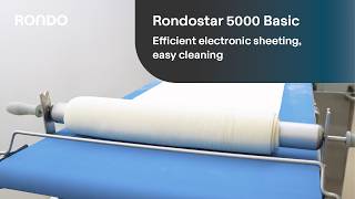 Rondostar 5000 Electronic Dough Sheeter: Efficient dough band production & lamination