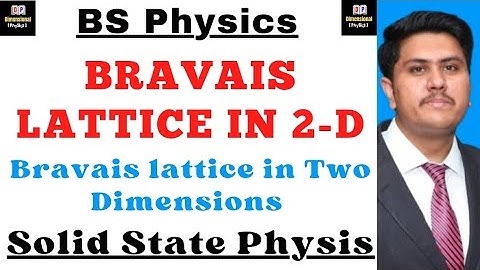 Bravais Lattice in 2-D | Solid State Physics | Bravais Lattice in Two Dimensions