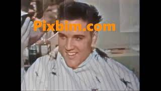 Elvis - Haircut - 1958 - Color