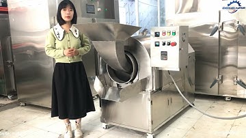 Máy rang hạt công nghiệp Đông Nam rang chín đều, năng suất cao