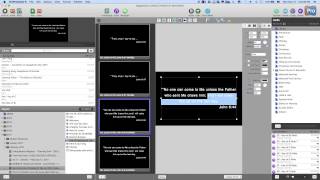 ProPresenter 6 - Bible App Copy to Current Document glitch